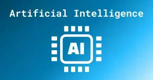 BizEquals AI Members Category logo - the words artificial intelligence written above a digital chip with the letters AI in the centre. All in white set against a blue background.