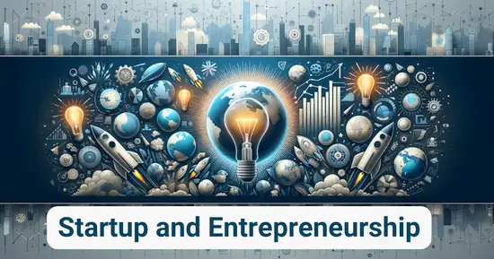 Lightbulbs and rockets launching to represent startups, entrepreneurship and innovation